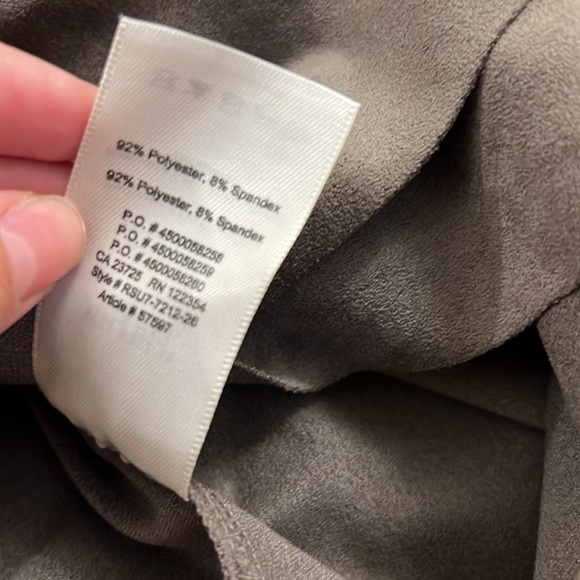 Aritzia “suede” skirt - Picture 3 of 3